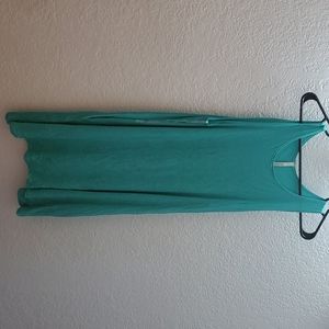 Teal super light weight tank dress